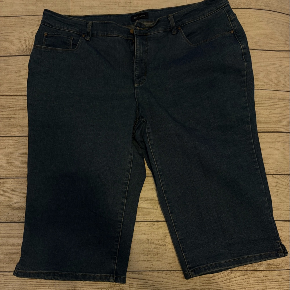 Women's Denim Bermuda Shorts